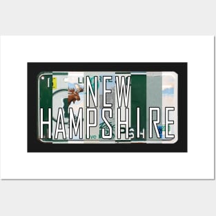 New Hampshire License Plates Posters and Art